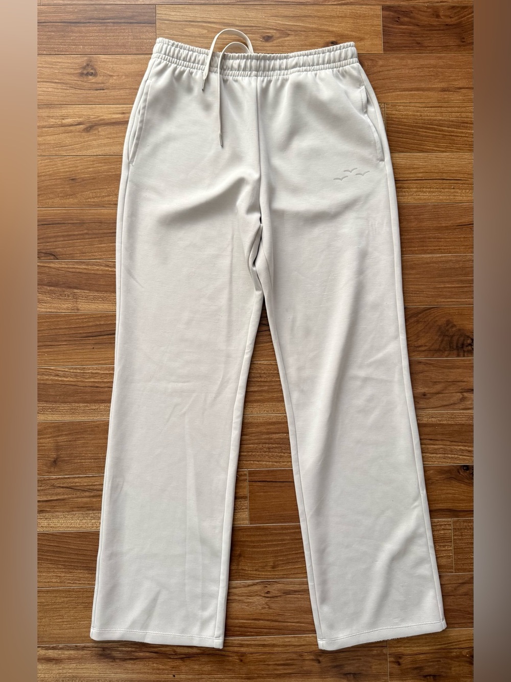 Lazypants Beige Wide Leg Sweatpants Small S/P